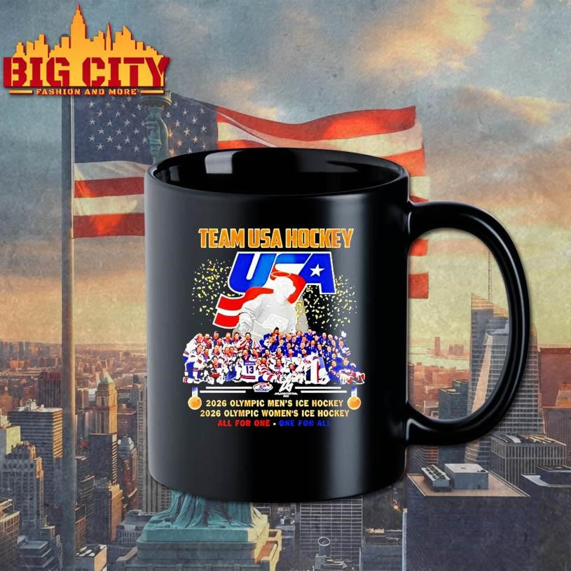 Team Usa Hockey 2026 Olympic Mens And Womens Ice Hockey All For One One For All Shirt Unisex