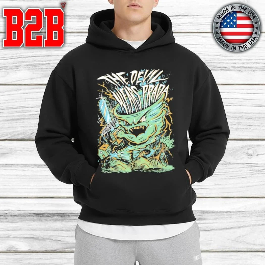 The Devil Wears Prada Band Chainsaw Brutality Tornado Shirt Unisex