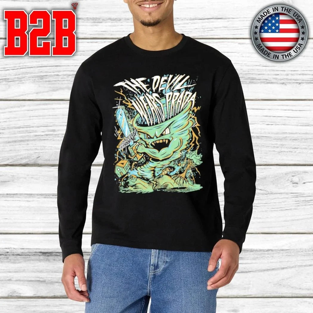 The Devil Wears Prada Band Chainsaw Brutality Tornado Shirt Unisex