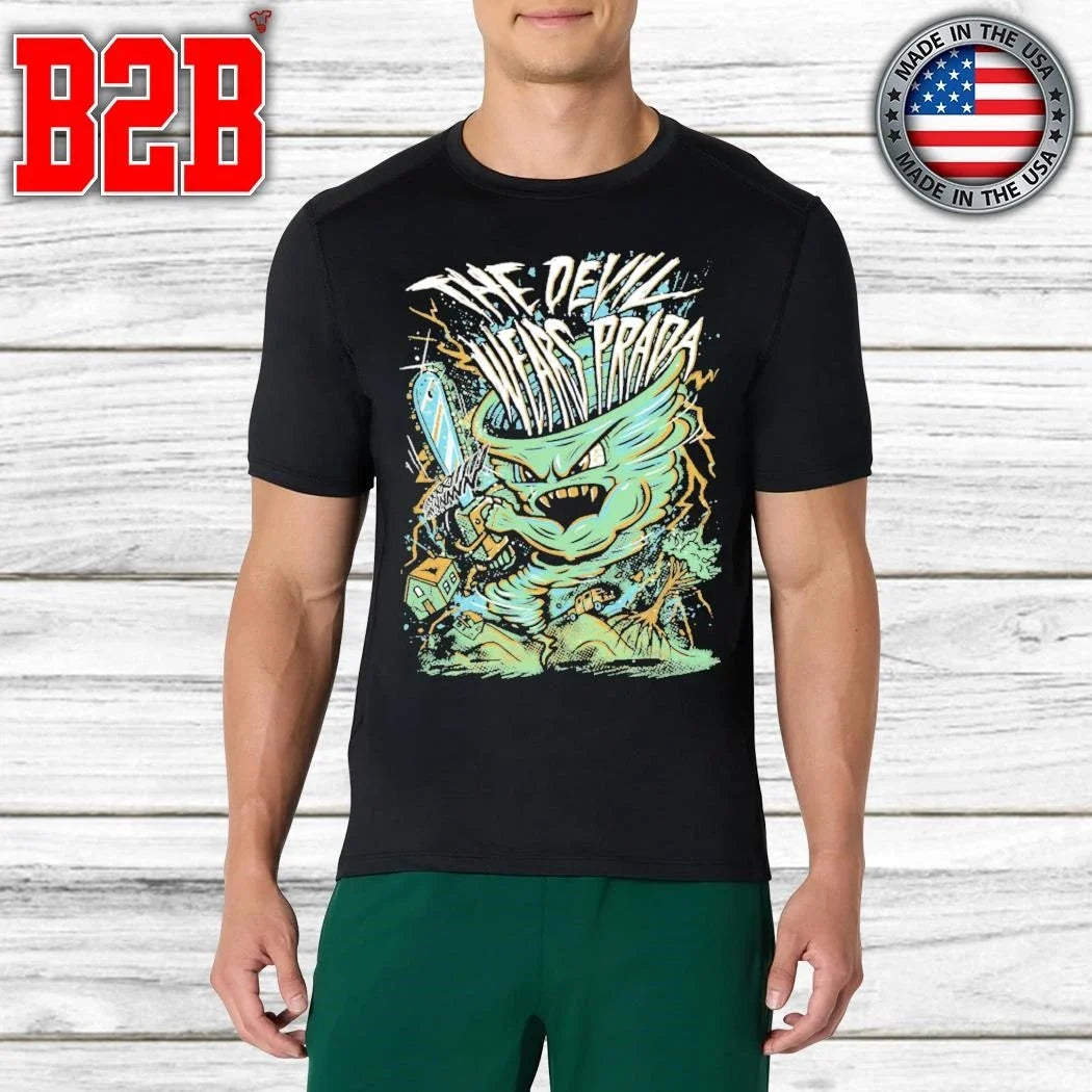 The Devil Wears Prada Band Chainsaw Brutality Tornado Shirt Unisex