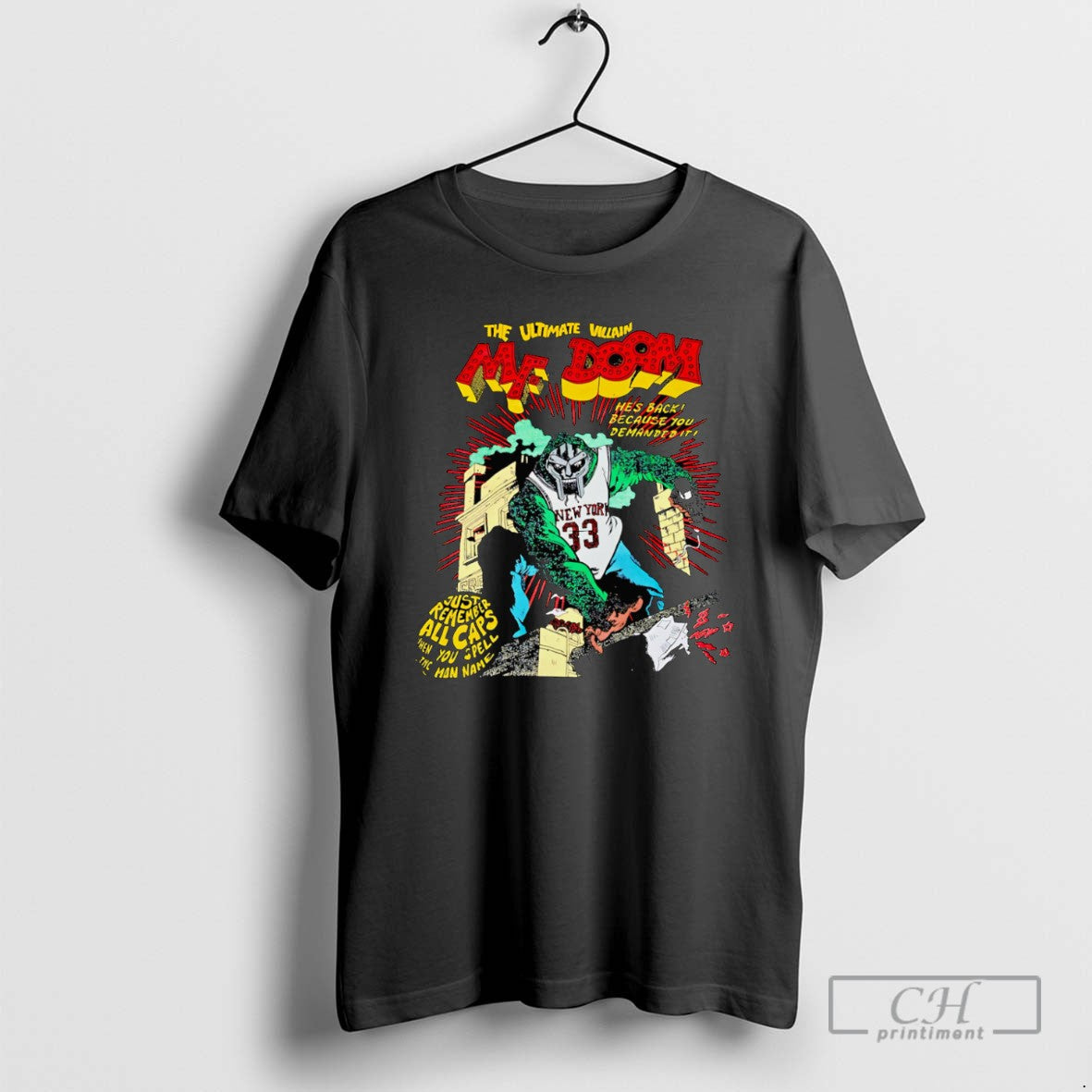 The Ultimate Villain Mf Doom Hes Back Because You Demanded It T Shirts
