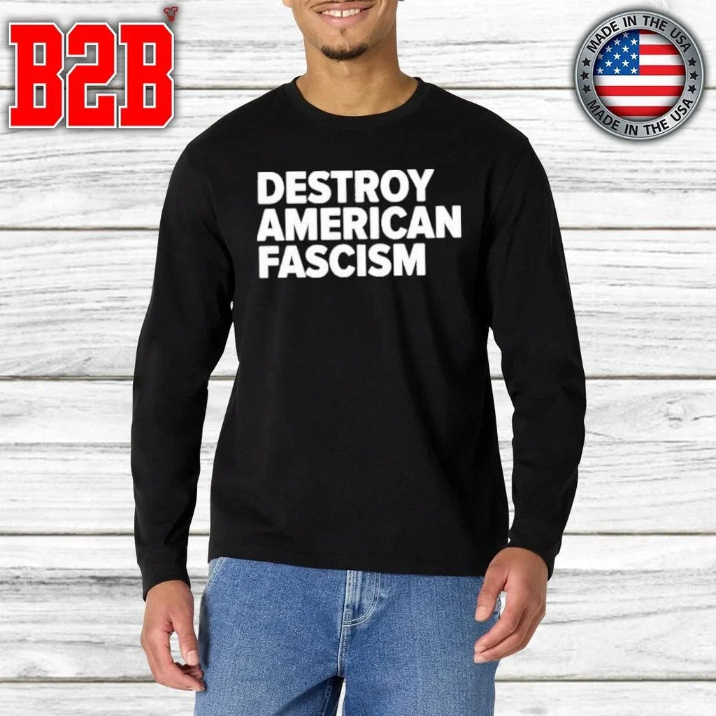 Tom Morello Destroy American Fascism Shirt Unisex