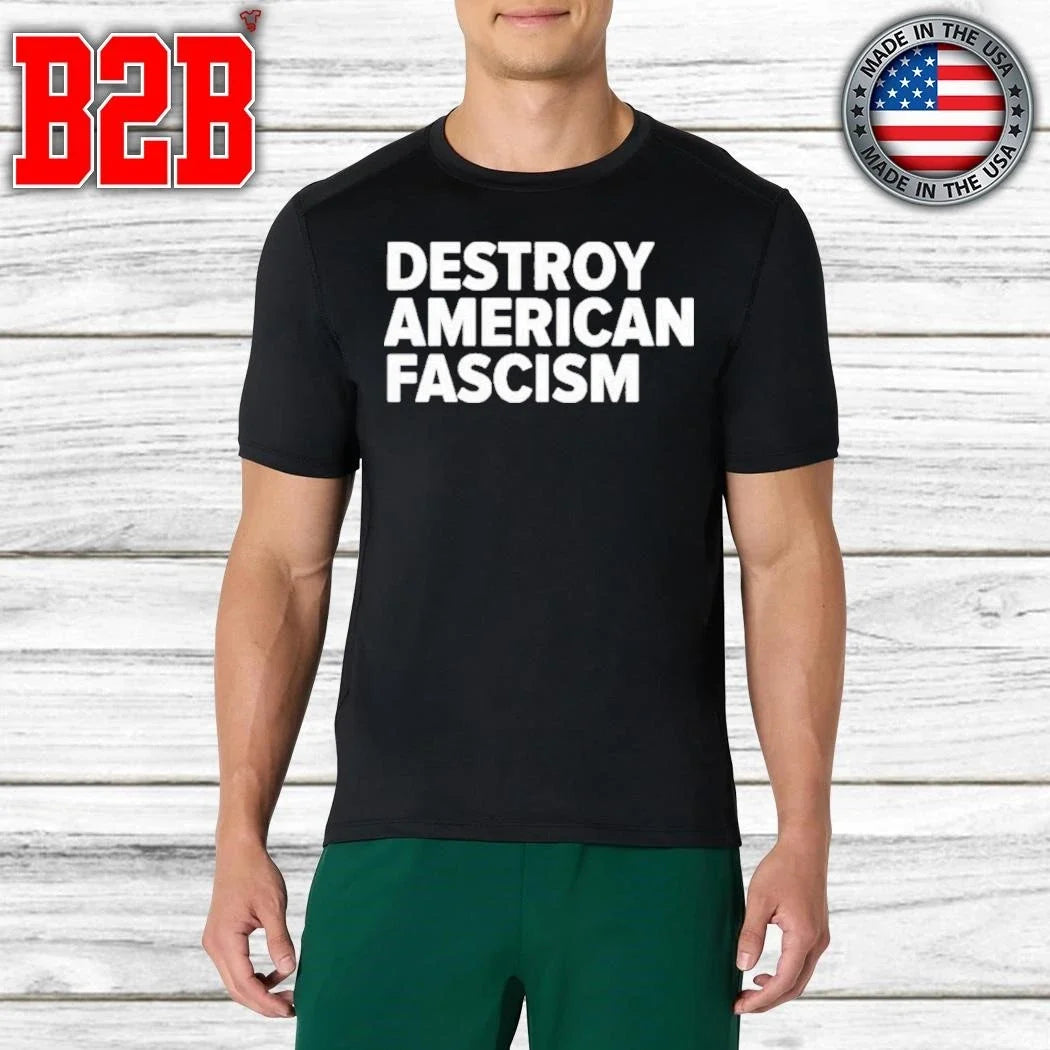 Tom Morello Destroy American Fascism Shirt Unisex