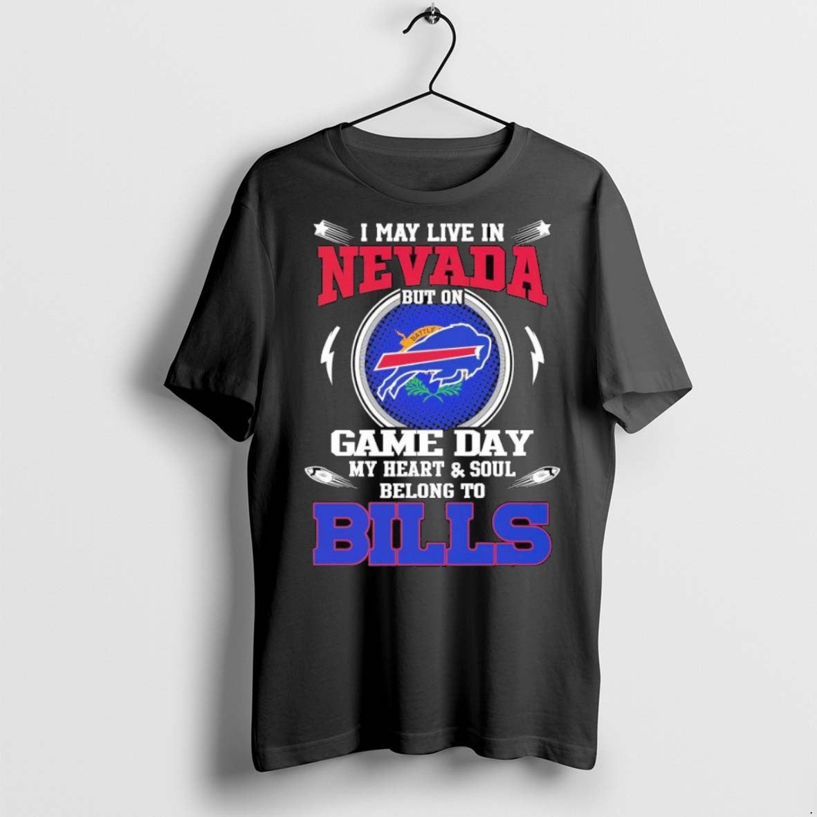 Top Premium I May Live In Nevada But On Game Day My Heart Soul Belong