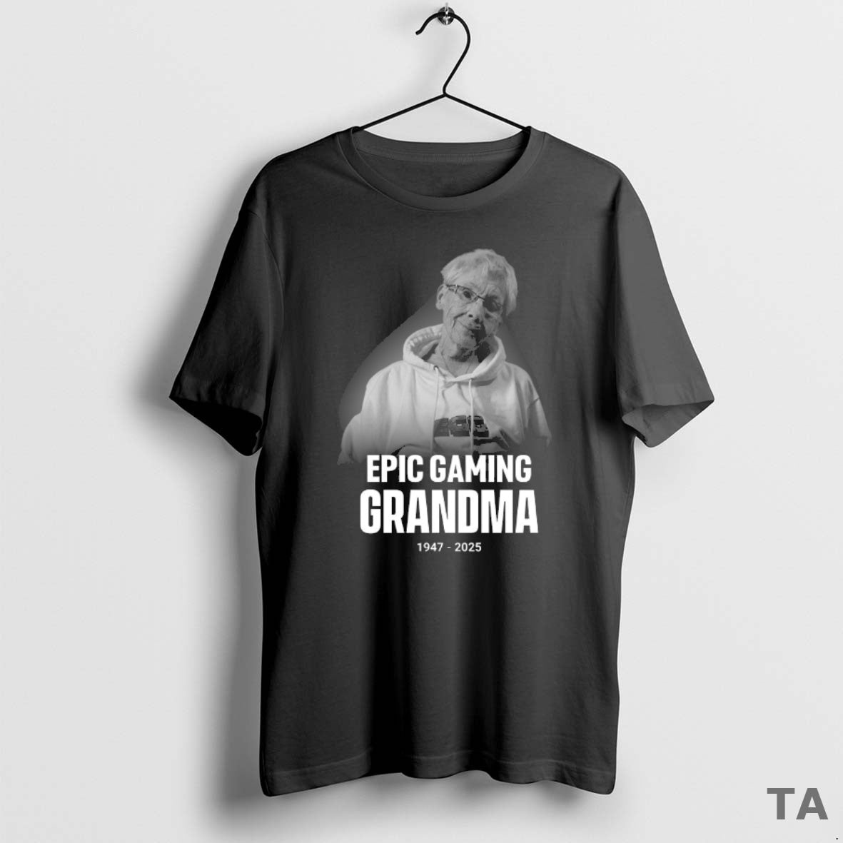 Top Rip Epic Gamer Grandma 1947 2025 T Shirt Sweater Hoodie, Sweatshirt | ThreadNative.com