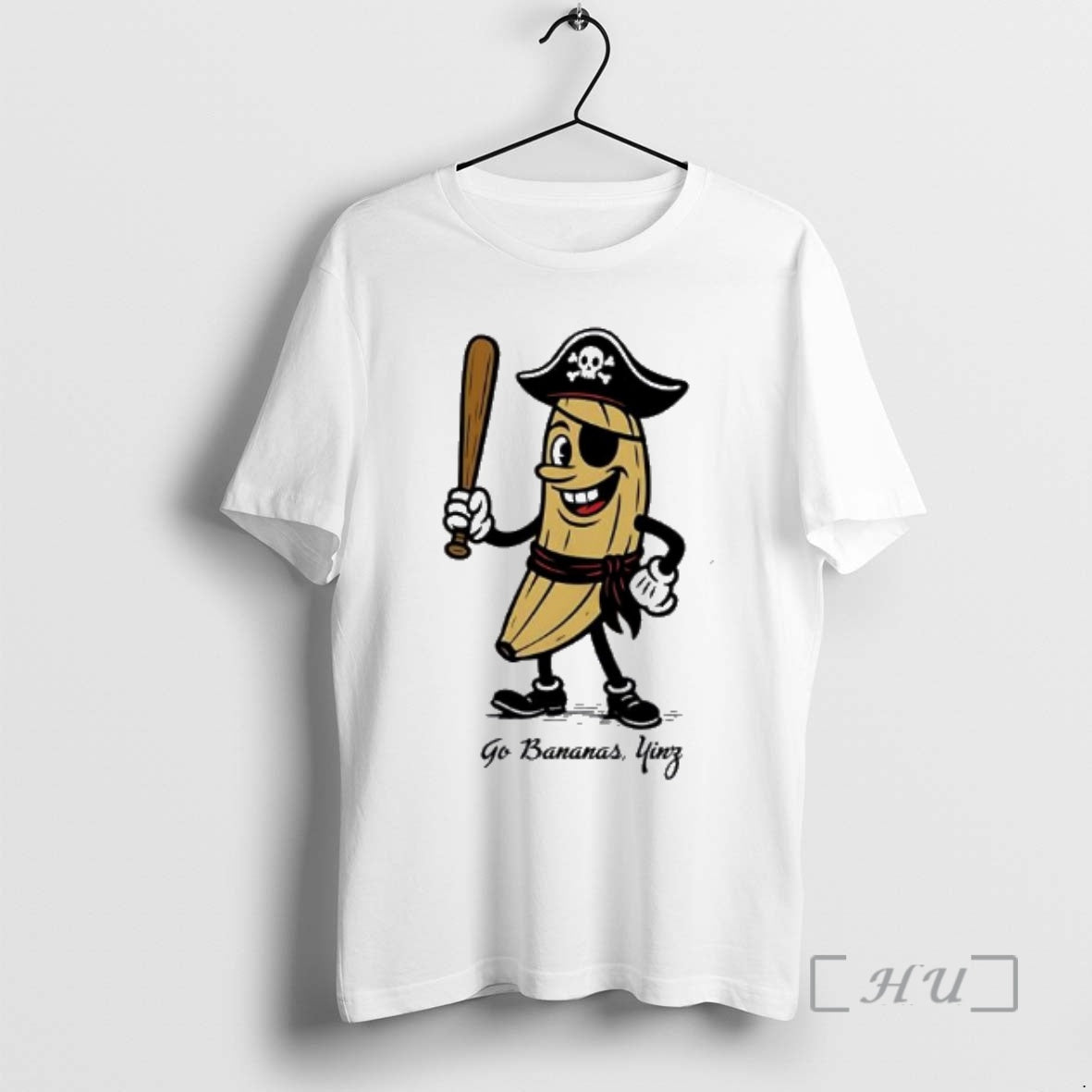 Trending Go Bananas Yinz Cute Funny Baseball T-Shirts, Hoodie, Sweatshirt | ThreadNative.com
