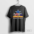 Trending Horror Movie Characters You Cant Sit With Us Dallas Cowboys Halloween Graphic
