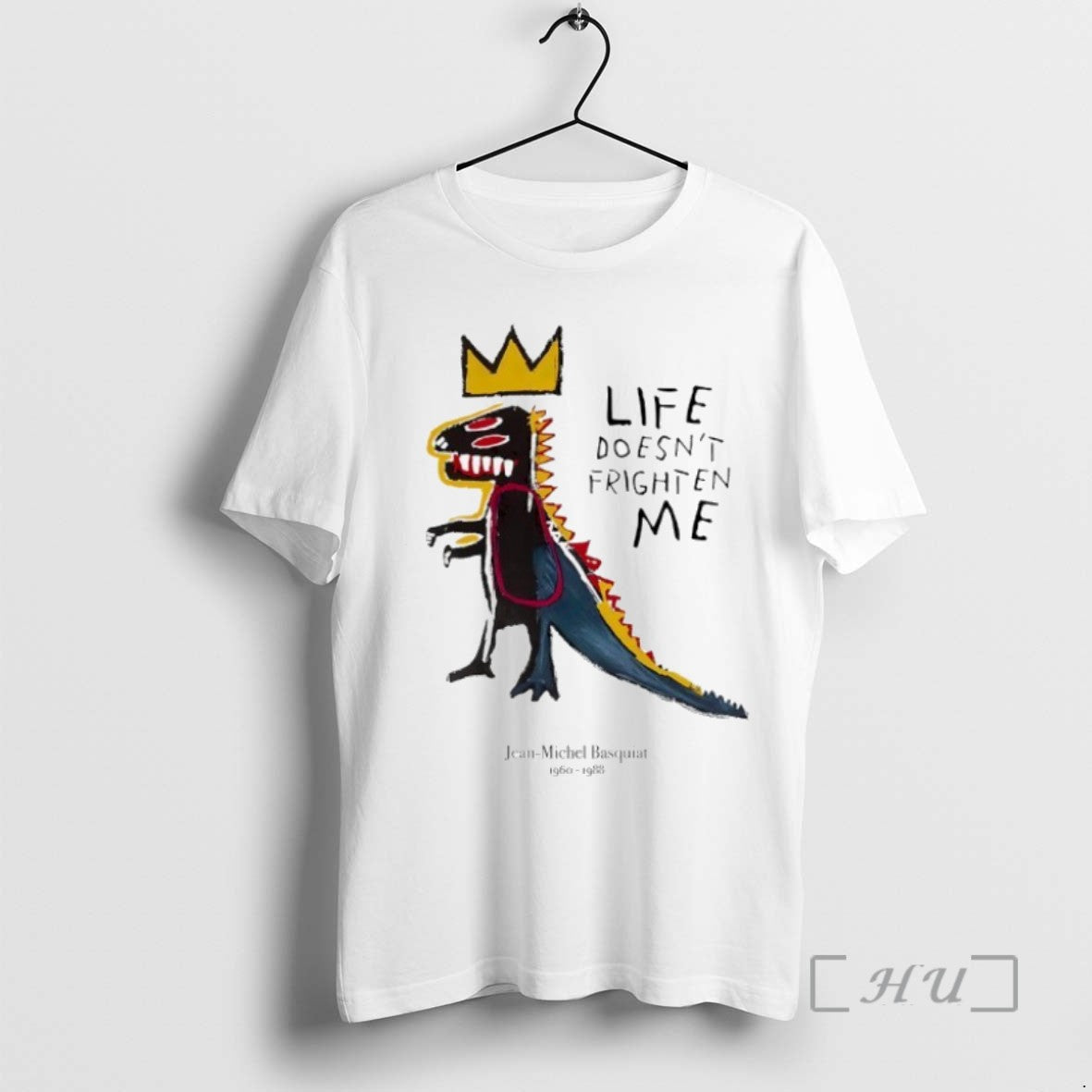 Trending Jean Michel Basquiat Dinosaur Life Doesnt Frighten Me