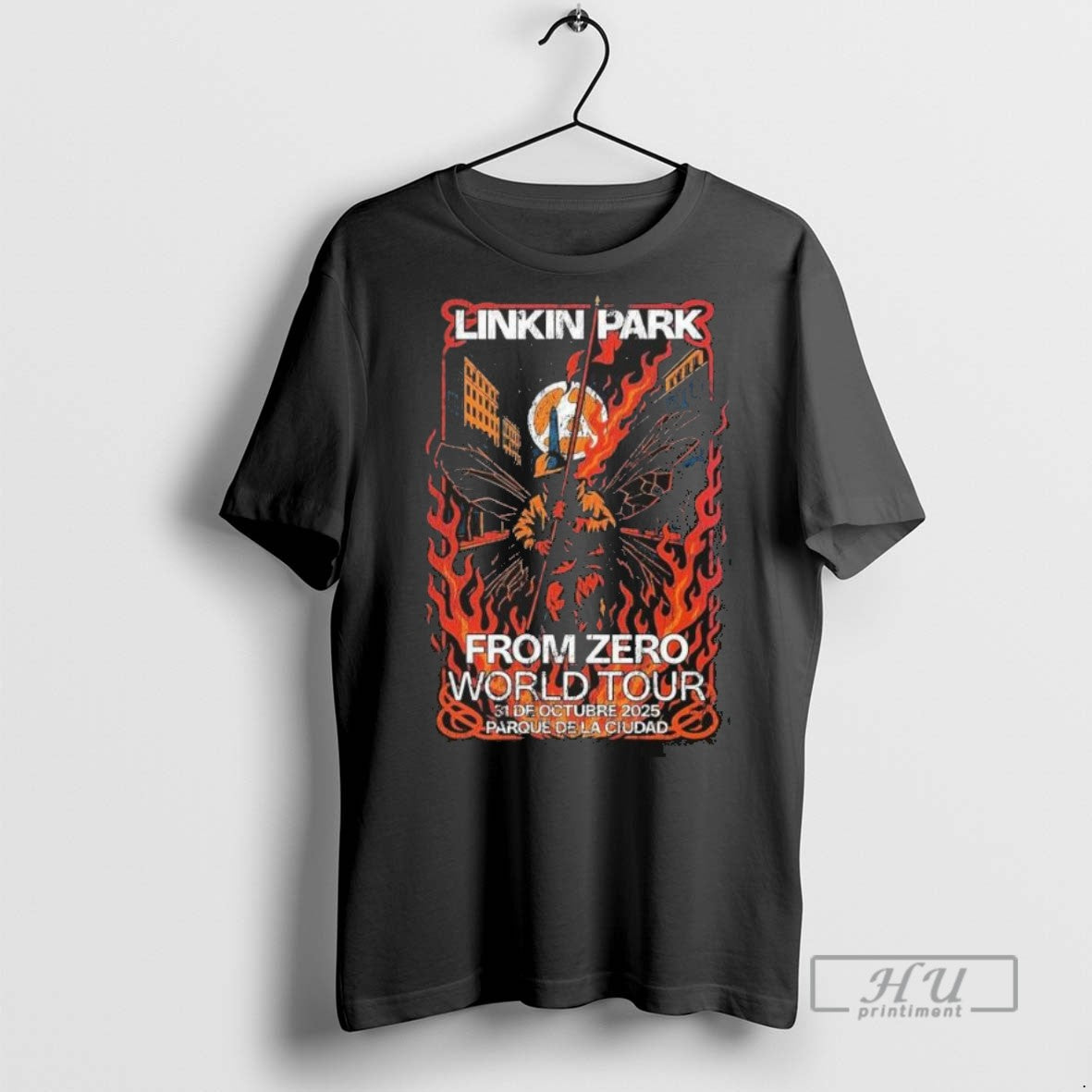 Trending Linkin Park From Zero World Tour 2025 Parque De La Ciudad T Men Graphic