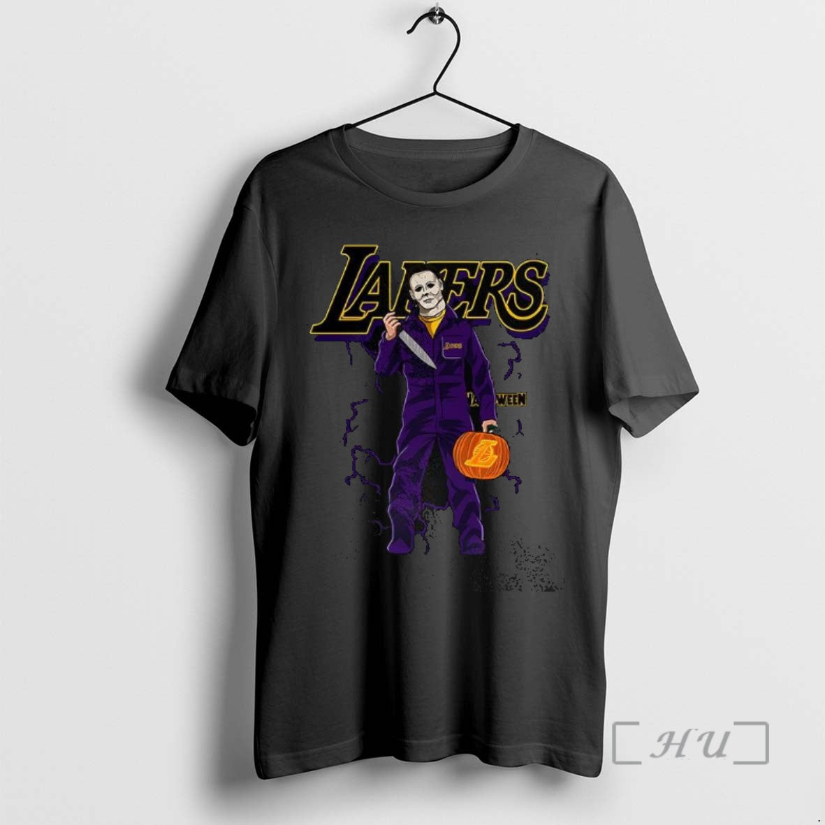Trending Michael Myers X Los Angeles Lakers Basketball Lakeshow Halloween