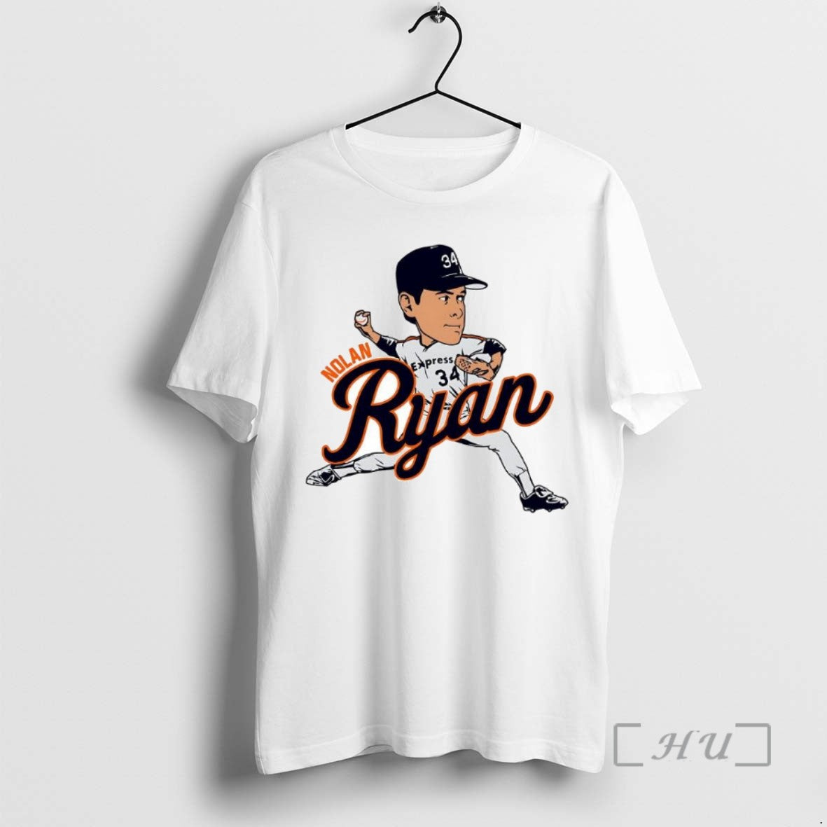 Trending Nolan Ryan Houston Astro Caricature Playing Baseball