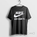Trending Nurse Just Chart It Logo