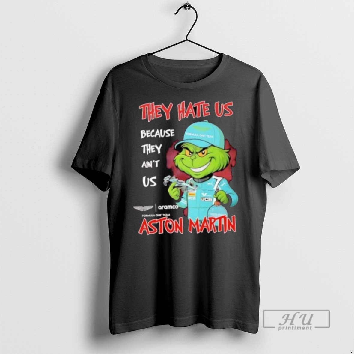 Trending Official Grinch Aston Martin Team They Hate Us Because They Aint Us