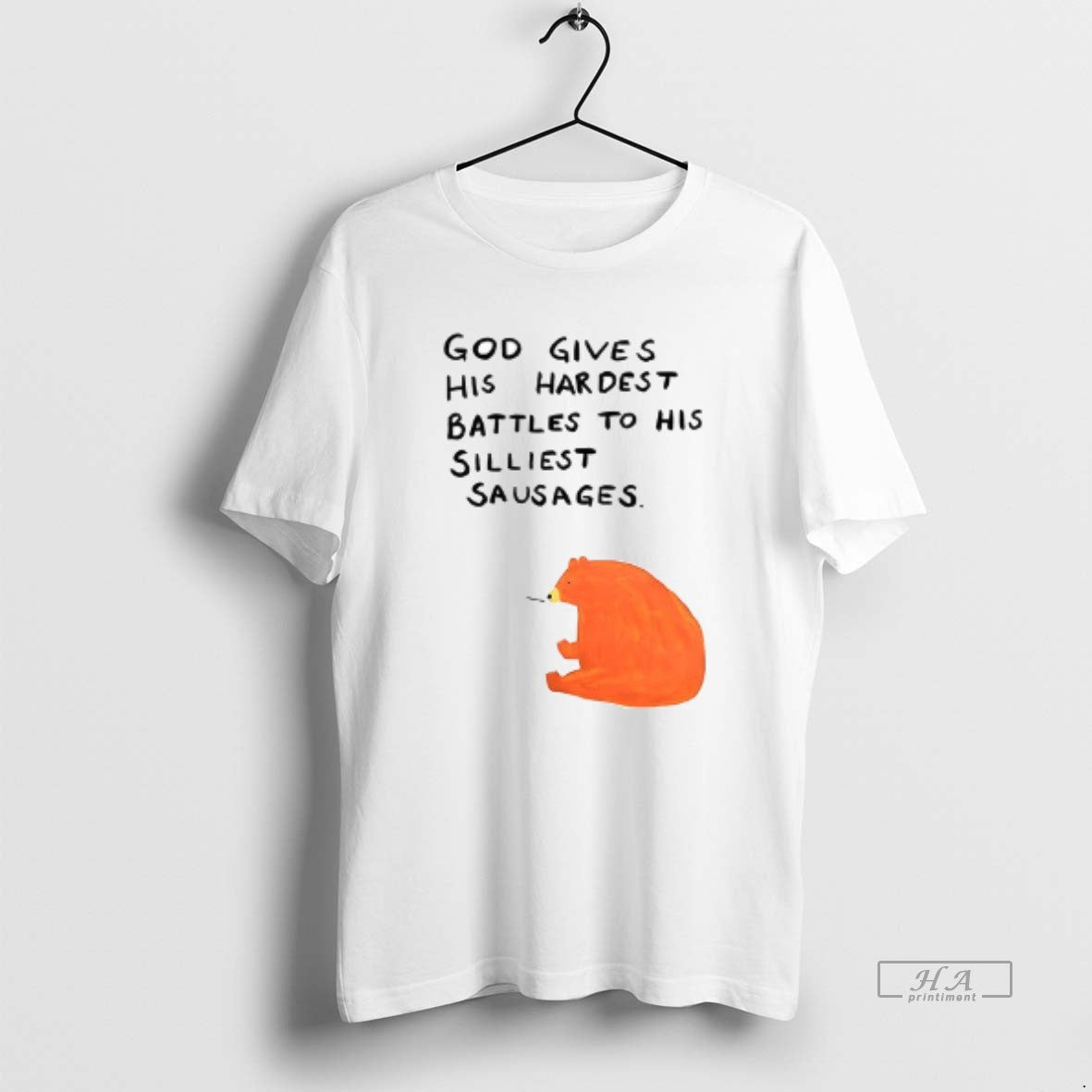 Trendy Bear God Gives His Hardest Battles To His Silliest Sausages Ceramic Ceramic And Classic