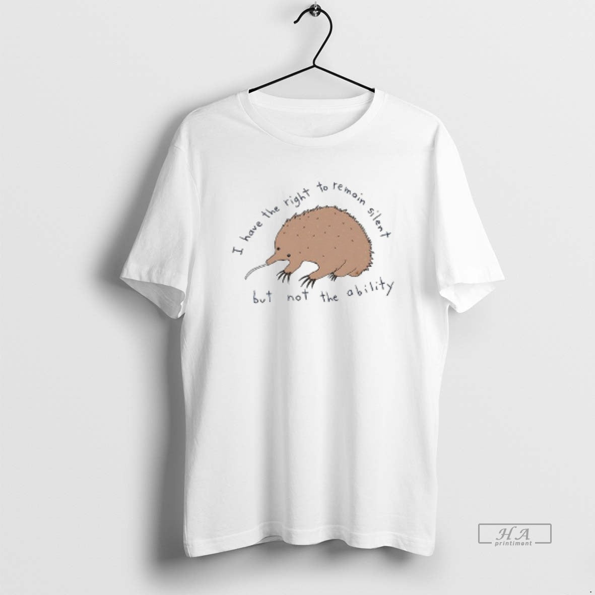 Trendy Echidna I Have The Right To Remain Silent But Not The Ability Ceramic Ceramic