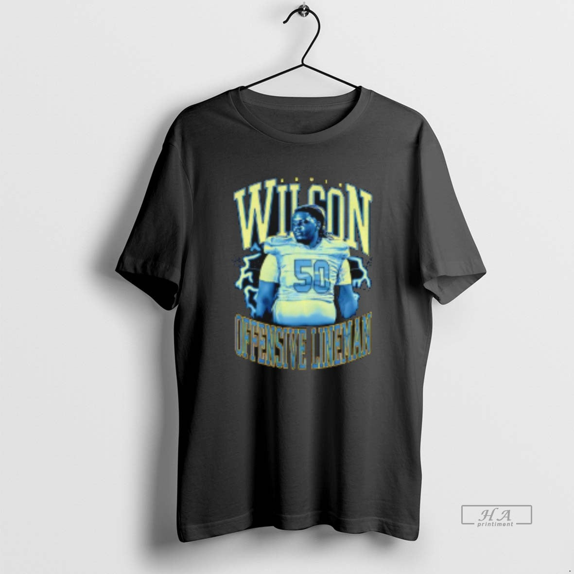 Trendy Edwin Wilson Offensive Lineman Retro