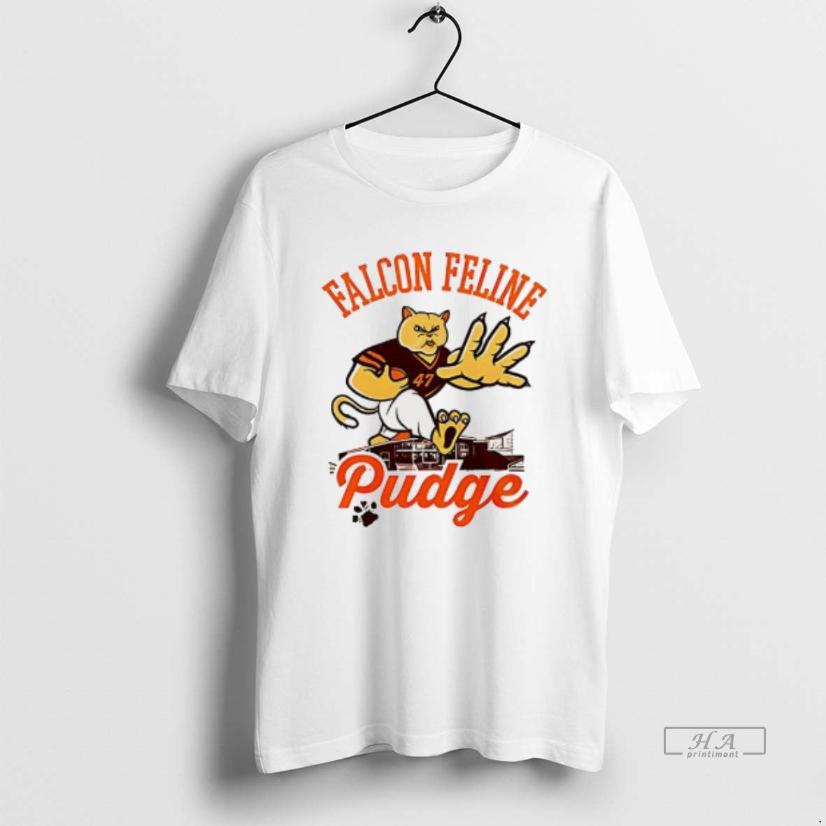 Trendy Falcon Felline Pudge The Cat Bgsu Football