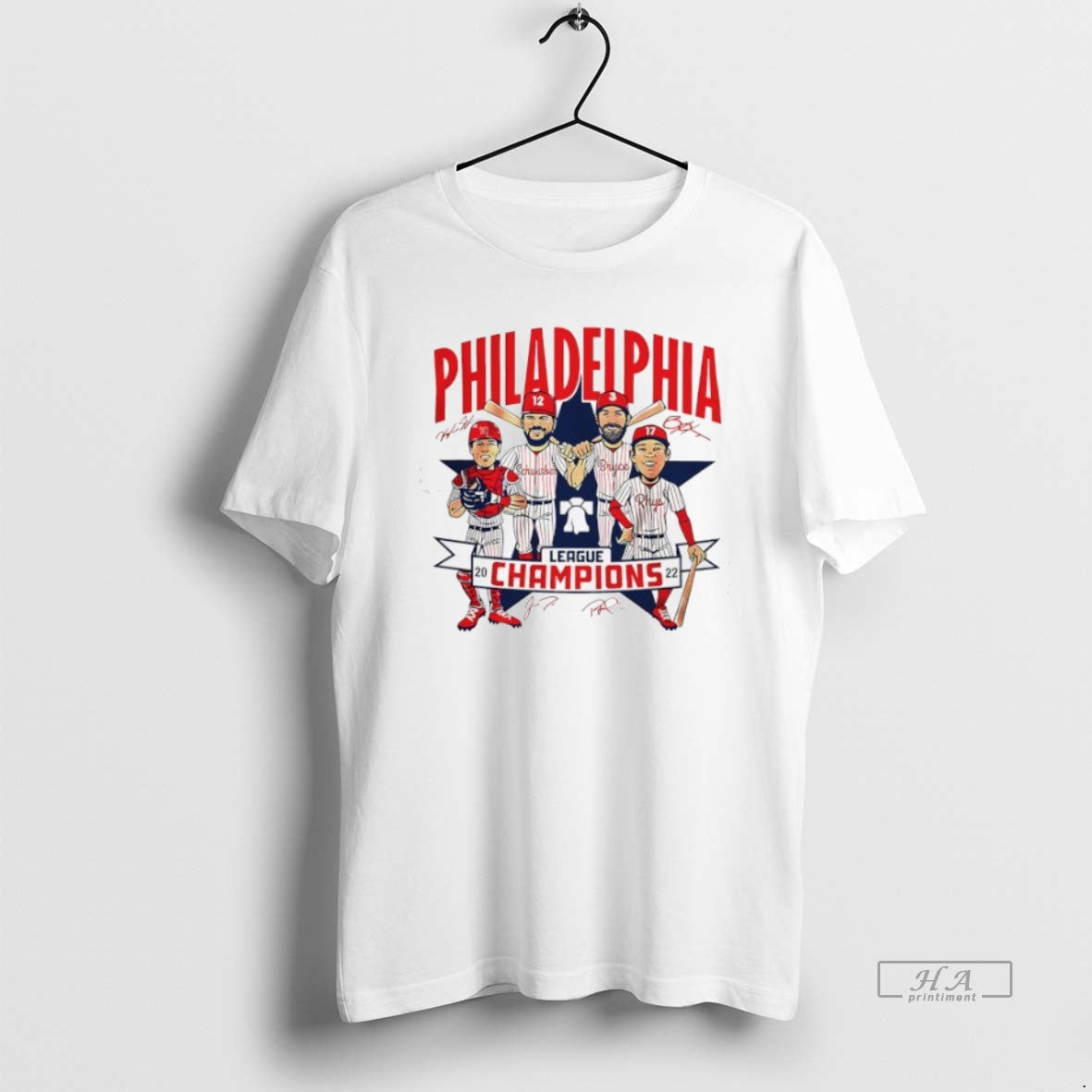 Trendy Philadelphia Phillies League Champions Signatures