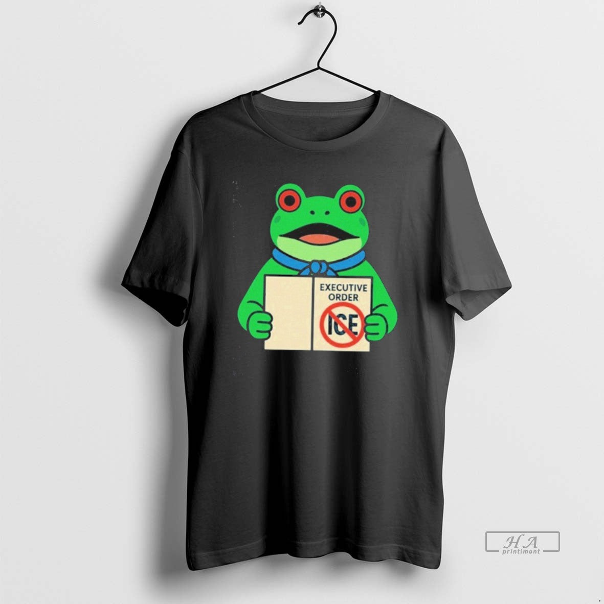 Trendy Portland Frog Protest Resist Executive Order Ice