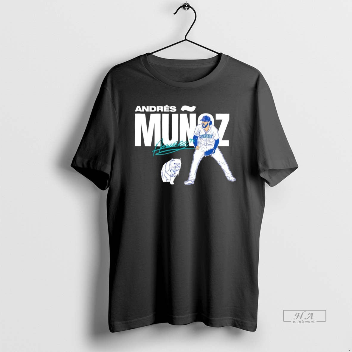 Trendy Seattle Mariners Baseball Andres Munoz Signature
