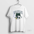 Trendy Spartans Go Green Go White Peanuts X Michigan State Joe College Shirts