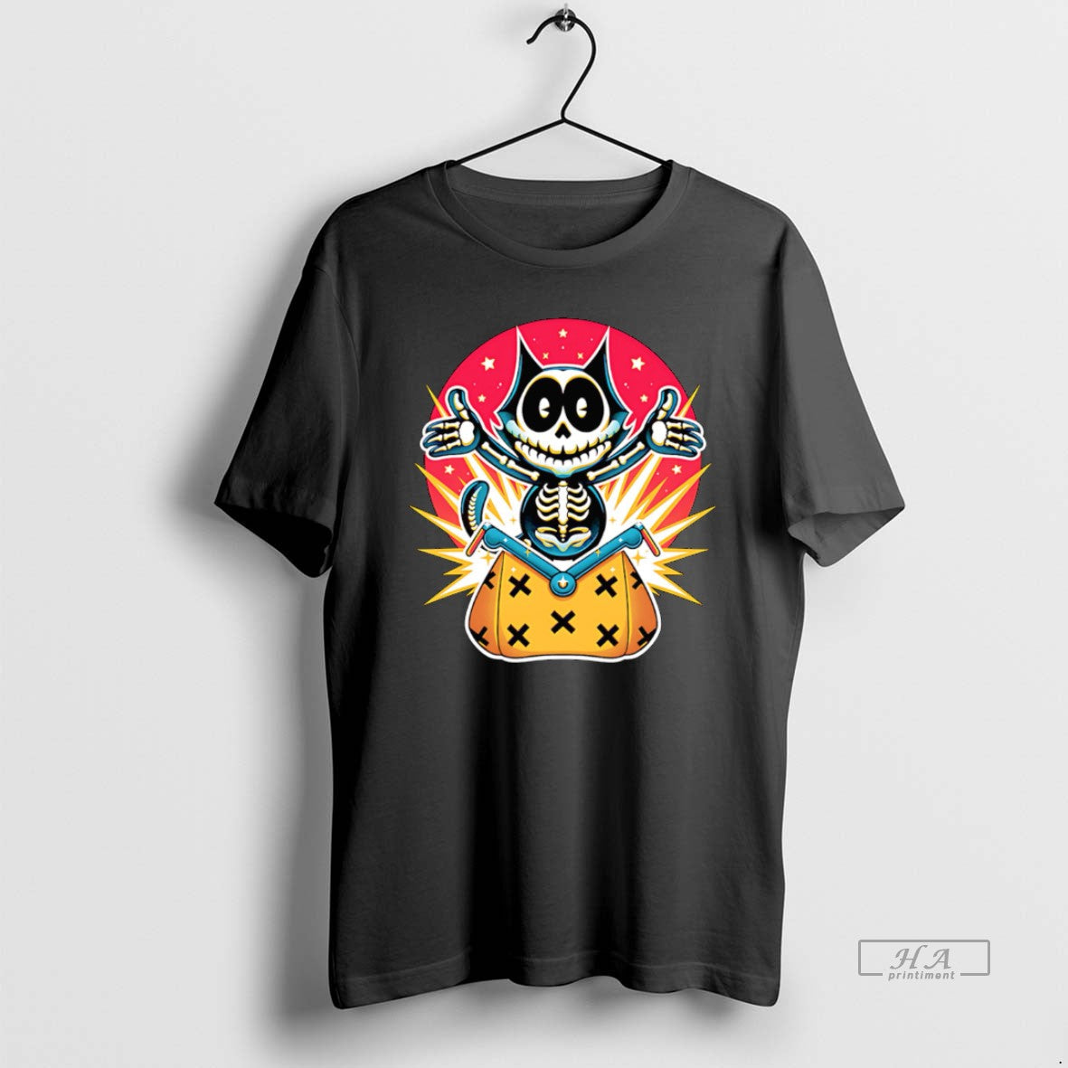 Trendy X Ray Cat Cartoon