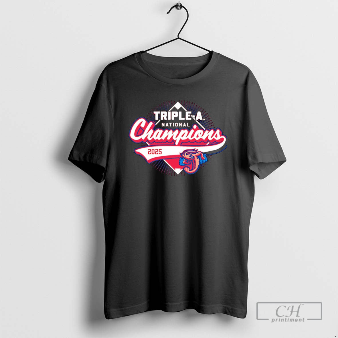 Tripe A National Champions 2025 Jacksonville Jumbo Shrimp T Shirts