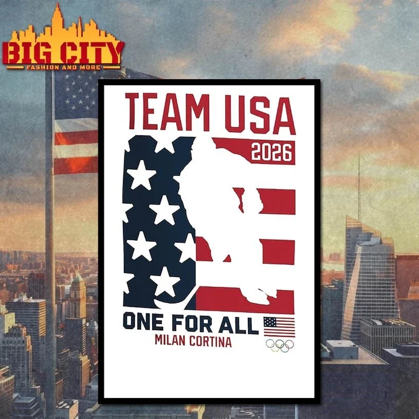 USA Hockey Team USA 2026 One for all milan cortina Unisex