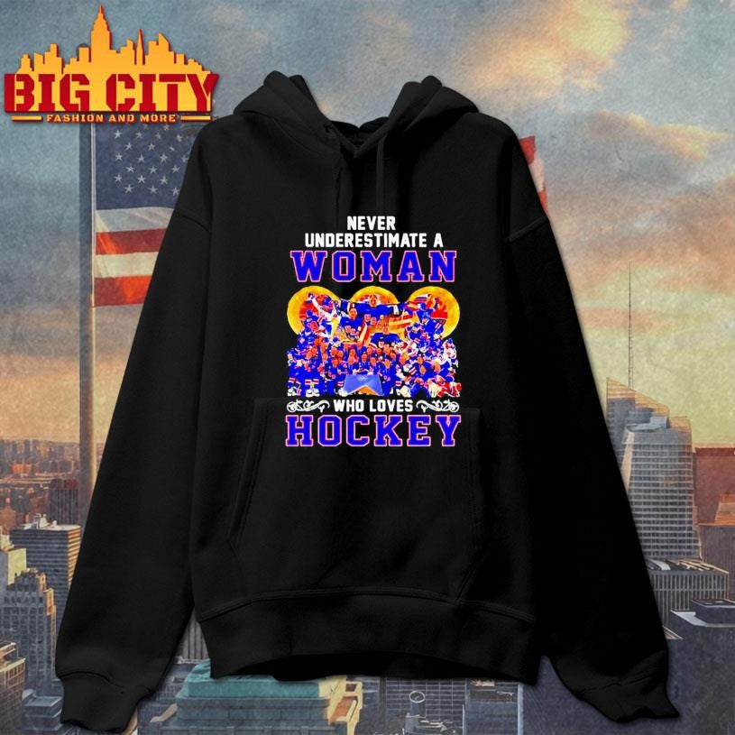 Usa women hockey never underestimate a woman who loves hockey graphic Shirt Unisex