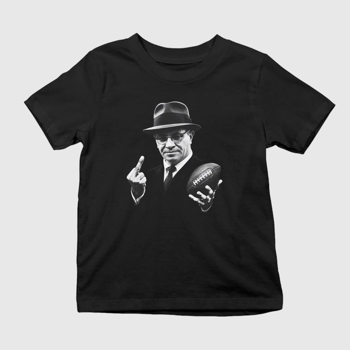 Vince Lombardi Football Middle Finger Shirt