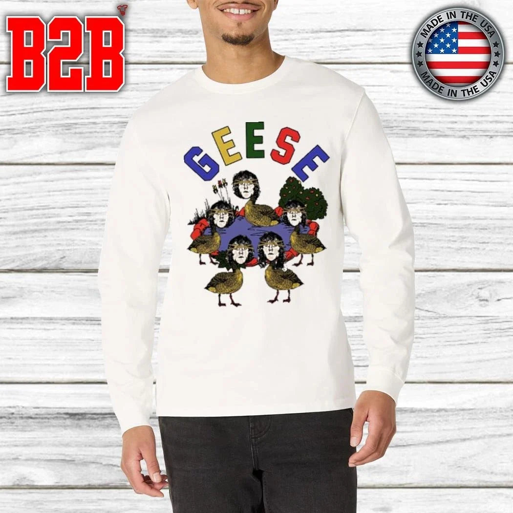 Vintage Surreal Goose Illustration Shirt Unisex