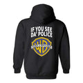 "Warn A Brother" - Playful Pop Culture Twist on Iconic Logo Menswear Sweaters, hot trend Classic