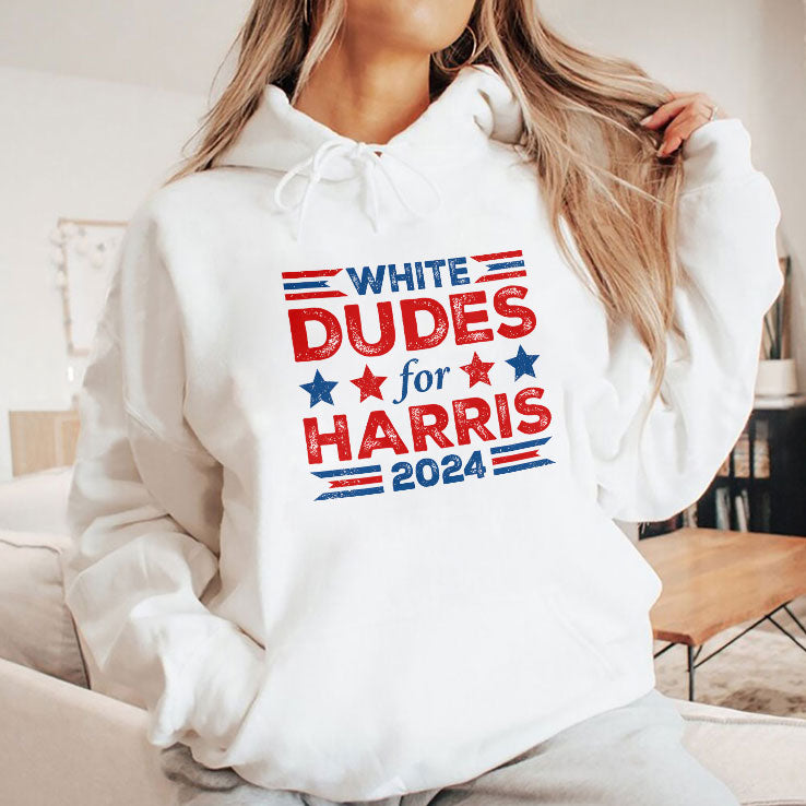 White Dudes For Harris 2024 T Shirt