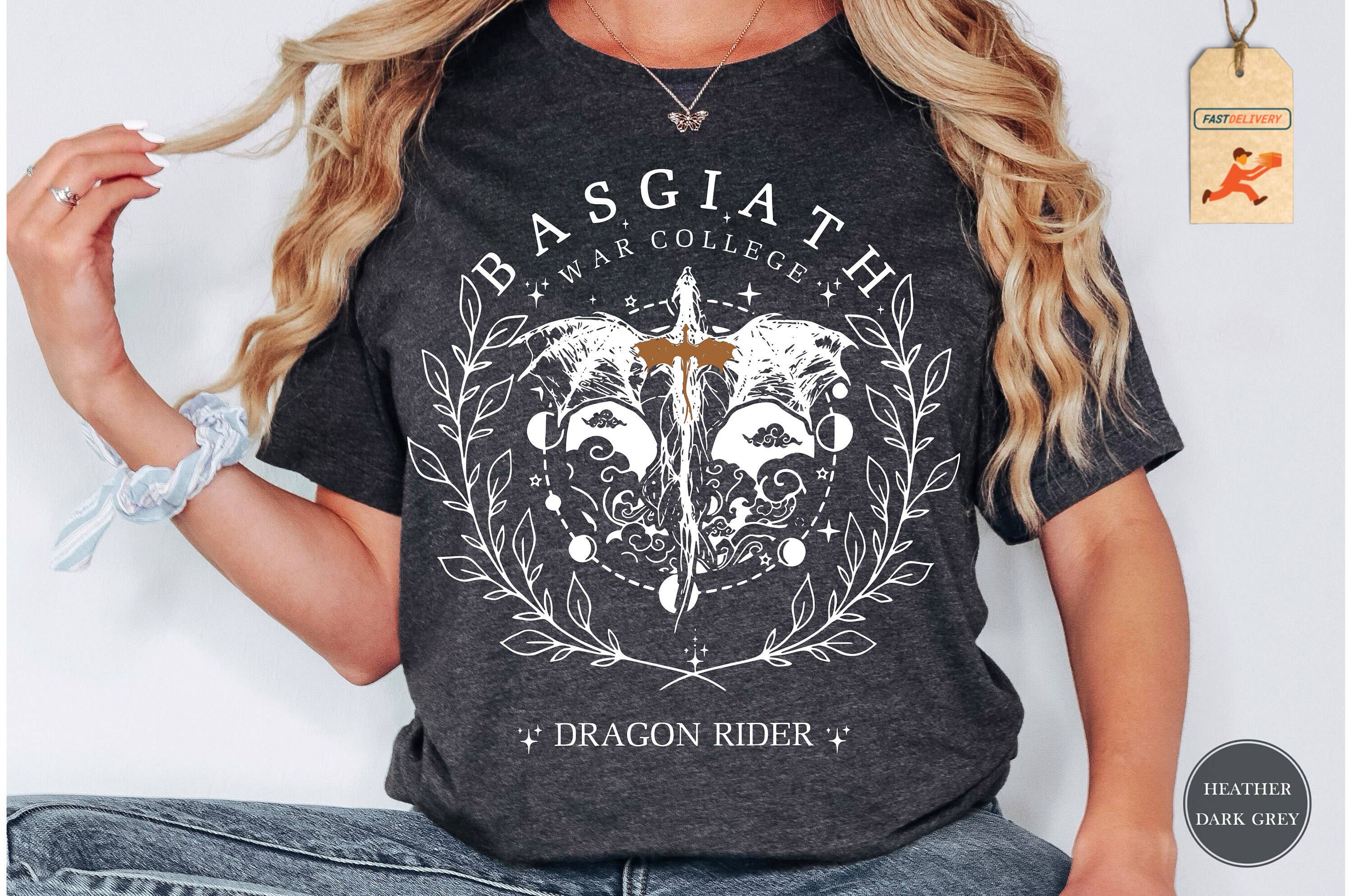 Dragons of Basgiath Warrior Fantasy Reader Shirt