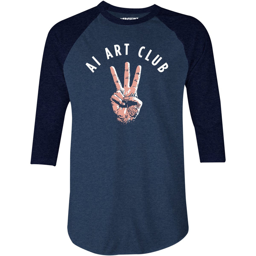 AI Art Club - 3/4 Sleeve Raglan