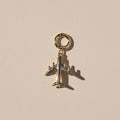 Gold Airplane Charm