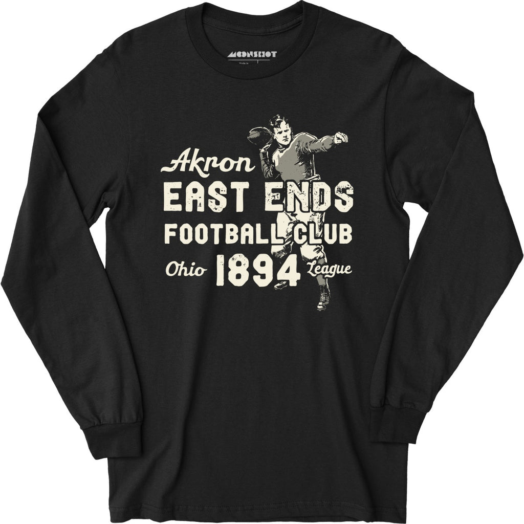 Akron East Ends - Ohio - Vintage Defunct Football Teams - Long Sleeve