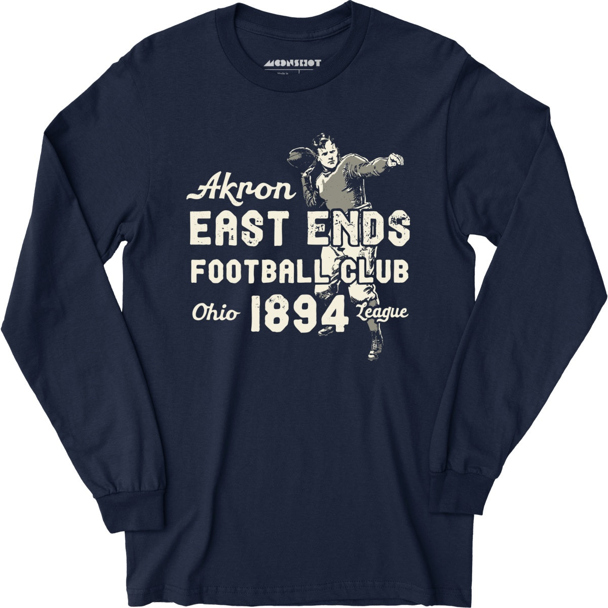 Akron East Ends - Ohio - Vintage Defunct Football Teams - Long Sleeve