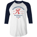 Akron Rubbernecks - Ohio - Vintage Defunct Baseball Teams - 3/4 Sleeve Raglan