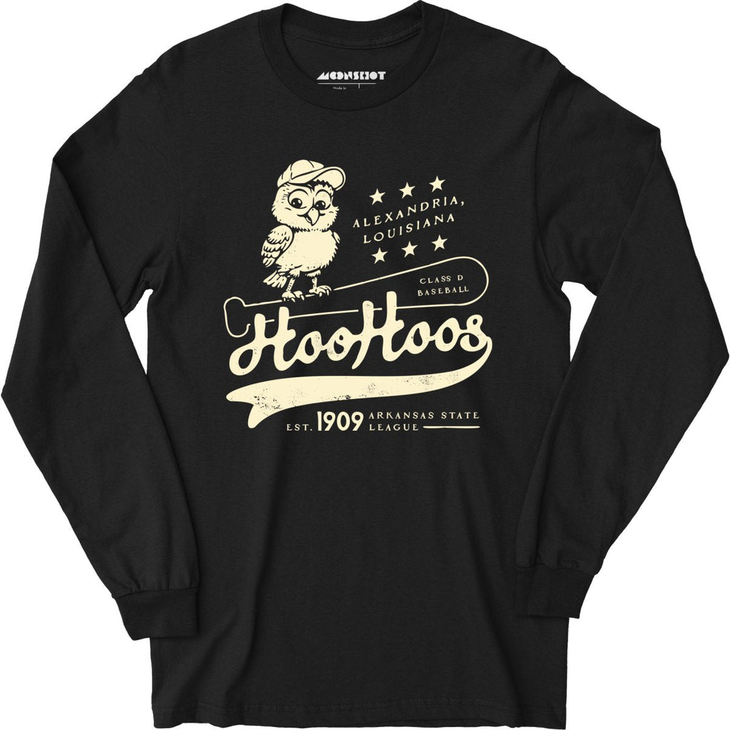 Alexandria Hoo Hoos - Louisiana - Vintage Defunct Baseball Teams - Long Sleeve