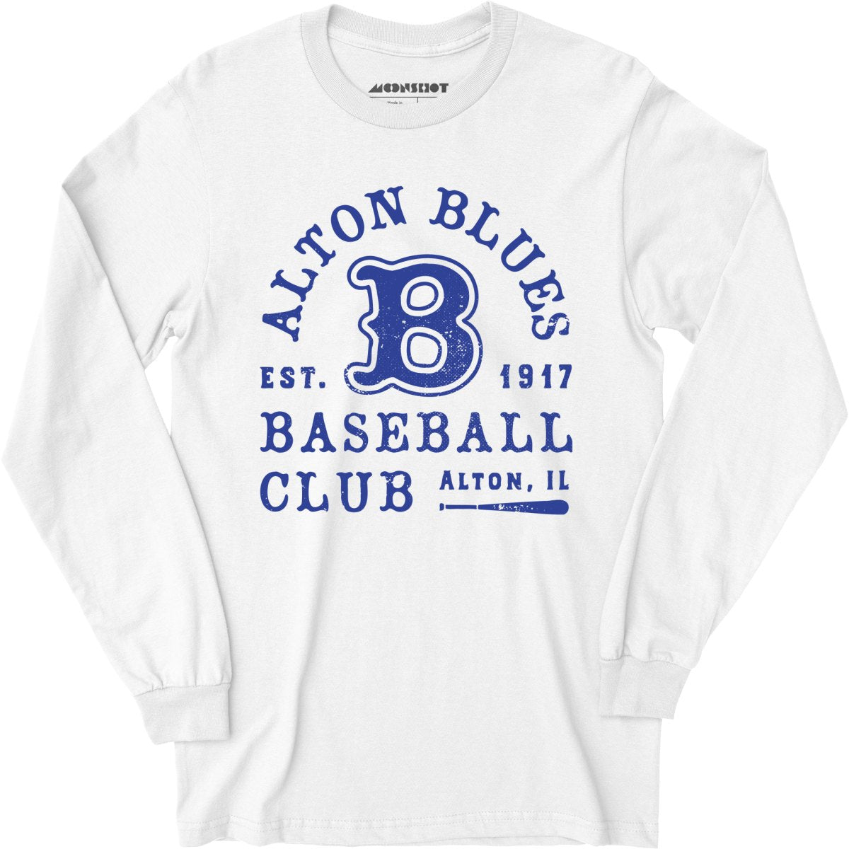 Alton Blues - Illinois - Vintage Defunct Baseball Teams - Long Sleeve