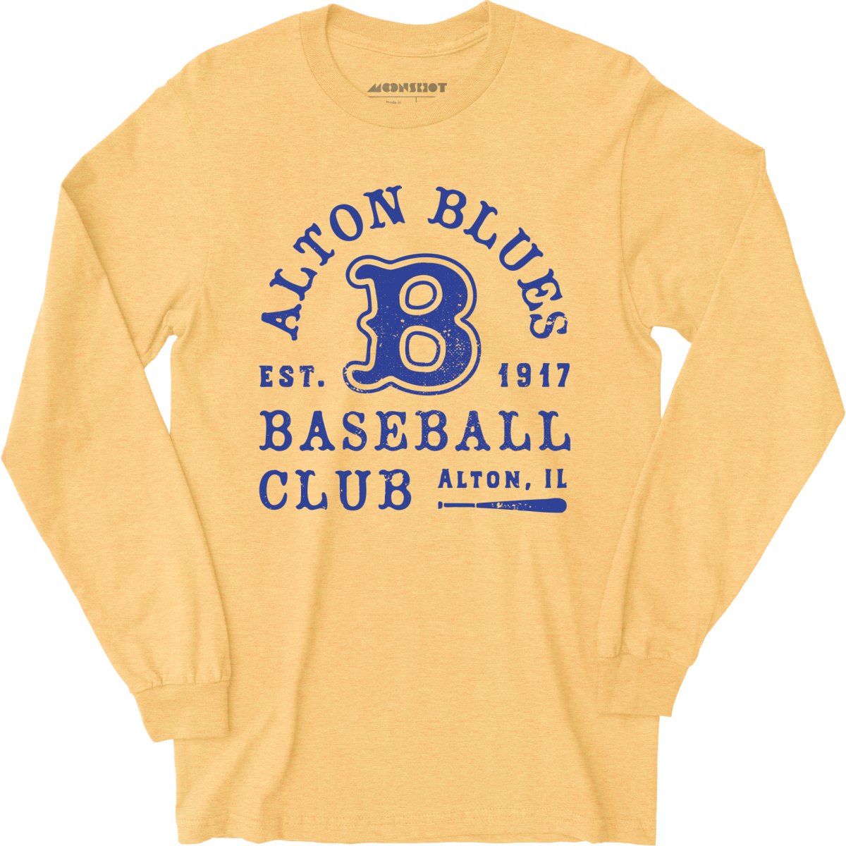 Alton Blues - Illinois - Vintage Defunct Baseball Teams - Long Sleeve