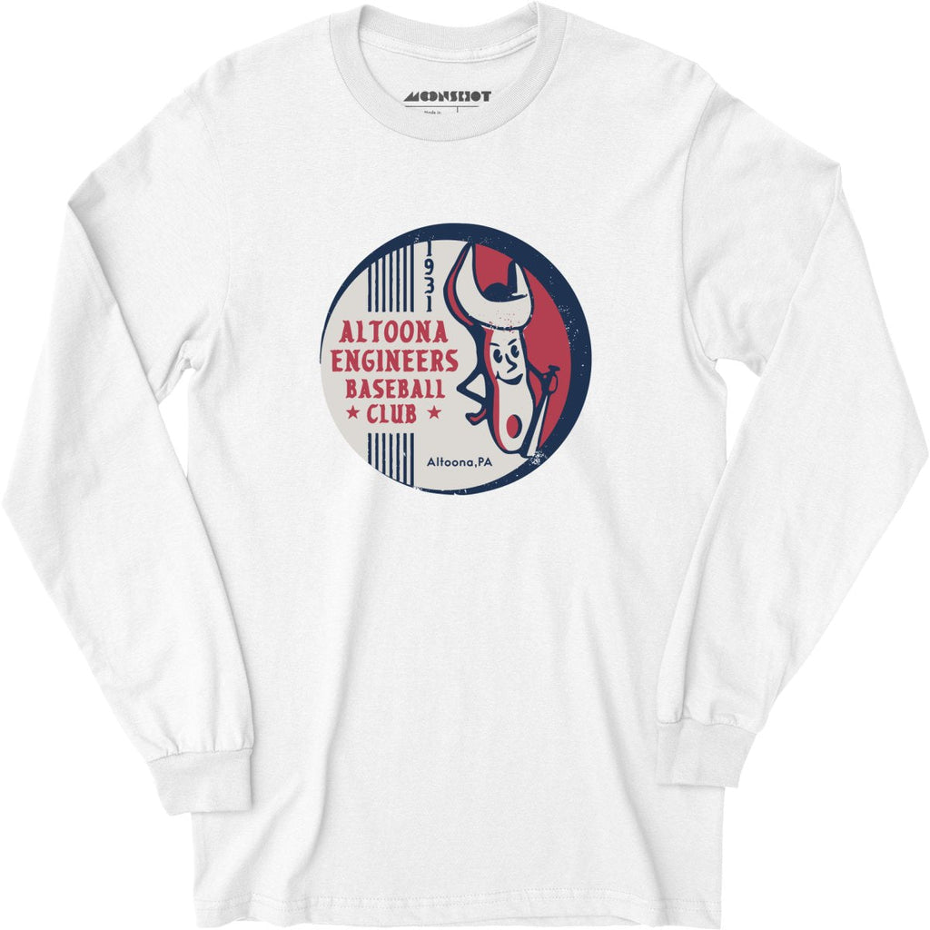 Altoona Engineers - Pennsylvania - Vintage Defunct Baseball Teams - Long Sleeve