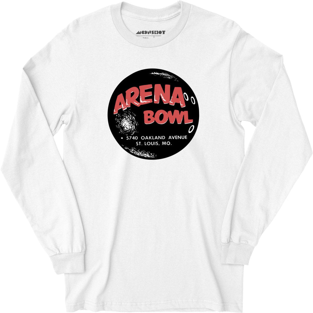 Arena Bowl - St. Louis, MO - Vintage Bowling Alley - Long Sleeve