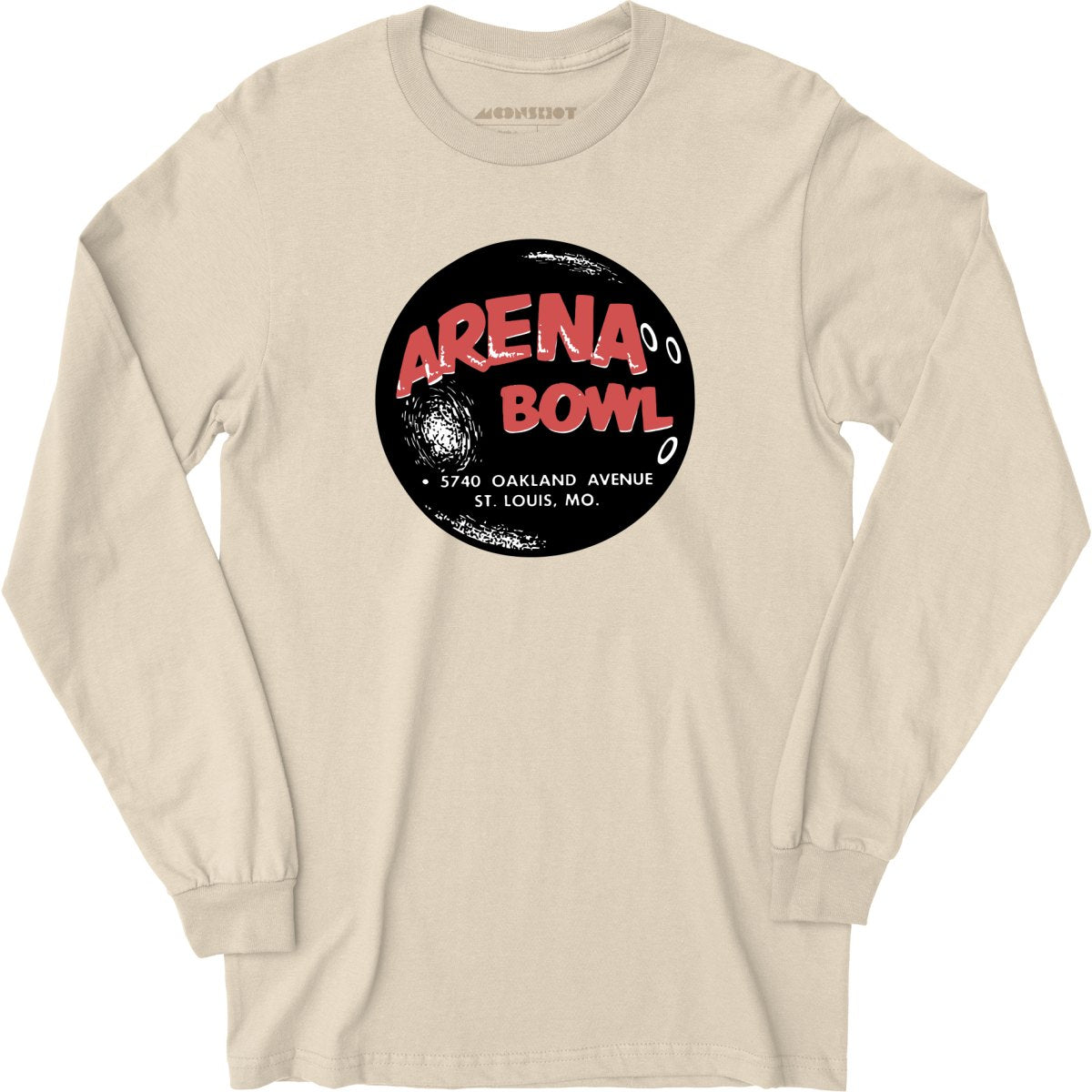 Arena Bowl - St. Louis, MO - Vintage Bowling Alley - Long Sleeve
