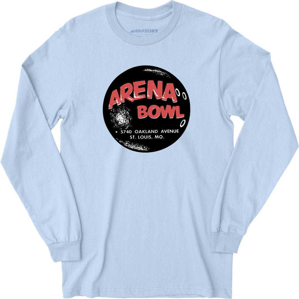 Arena Bowl - St. Louis, MO - Vintage Bowling Alley - Long Sleeve