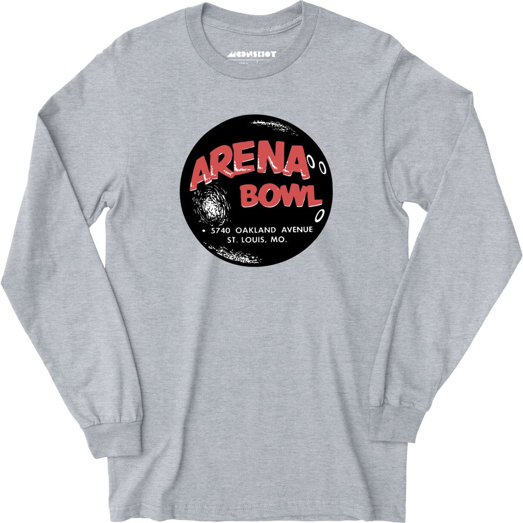 Arena Bowl - St. Louis, MO - Vintage Bowling Alley - Long Sleeve