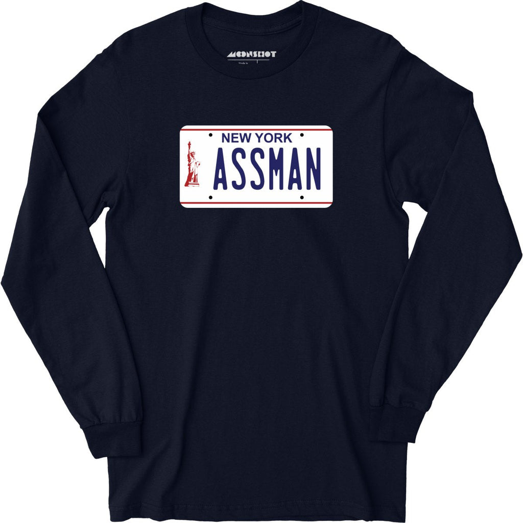 Assman New York License Plate - Long Sleeve