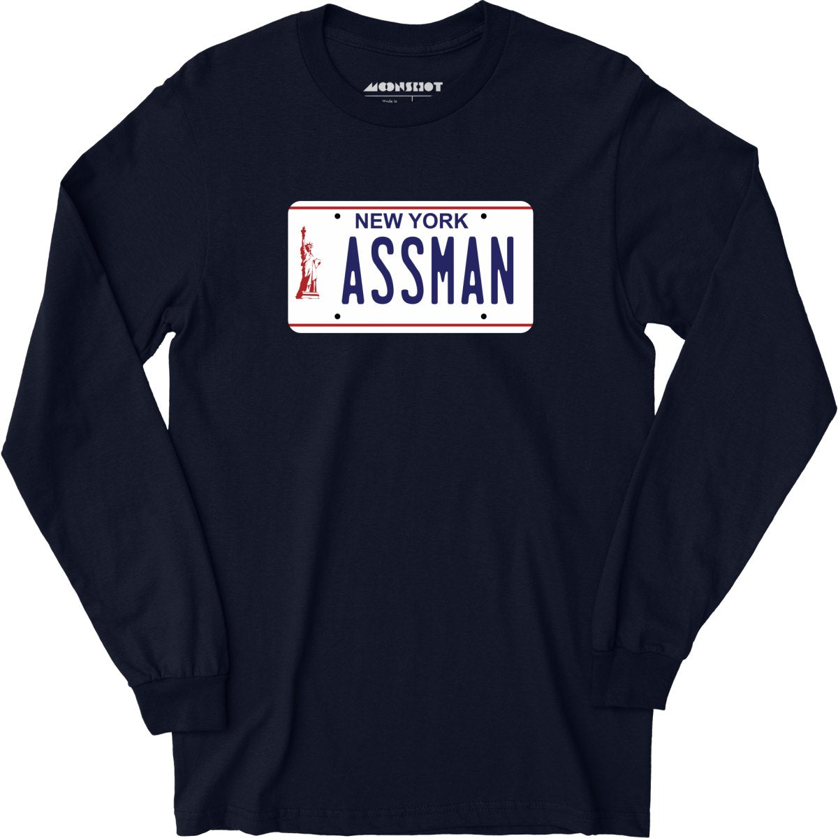 Assman New York License Plate - Long Sleeve