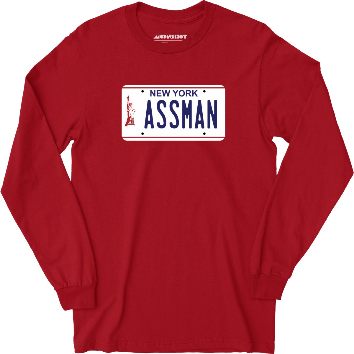 Assman New York License Plate - Long Sleeve